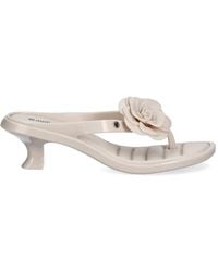 Melissa - Kitten Heel Petals Sandals - Lyst