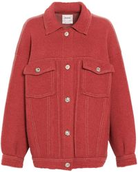 Barrie - Cashmere-Cotton Denim Jacket - Lyst
