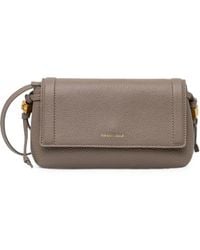 Coccinelle - Mini Thess Grainy Leather Shoulder Bag - Lyst