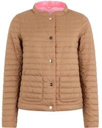 Herno - Quilted Round-Neck Jacket - Lyst