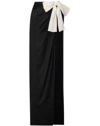 Saint Laurent - Tied Skirt - Lyst