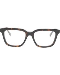Gucci - Double-G Square-Frame Glasses - Lyst