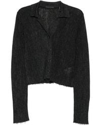 Helmut Lang - V-Neck Button Cardigan - Lyst