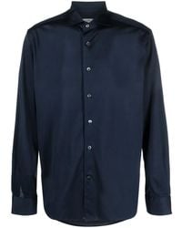 Corneliani - Classic-Collar Cotton Shirt - Lyst