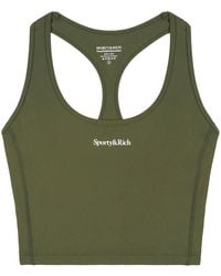 Sporty & Rich - Serif Logo Sports Tank Top - Lyst