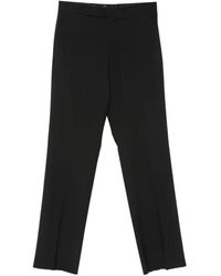 Lardini - Pressed-Crease Tailored Trousers - Lyst
