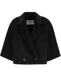 Max Mara - Double-Breasted Short Jacket - Lyst
