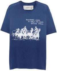One Of These Days - T-Shirt En Coton À Imprimé Graphique - Lyst