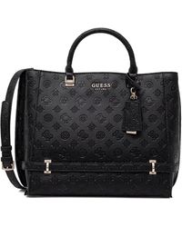 Guess - Zarela Logo-Debossed Tote Bag - Lyst