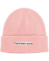 Calvin Klein - Bonnet Institutional en coton biologique - Lyst