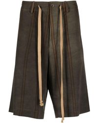 Uma Wang - Vertical Stripe-print Bermuda Shorts - Lyst