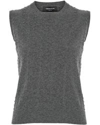 Fabiana Filippi - Bubble-Stitch Knitted Vest - Lyst