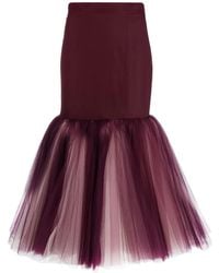 Moschino - Fishtail Pencil Midi Skirt - Lyst