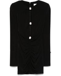 Nissa - Vestido corto con detalle de cristales - Lyst