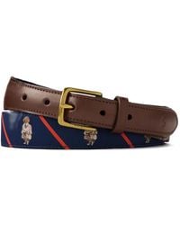 Polo Ralph Lauren - Polo Bear Ribbon-Striped Belt - Lyst