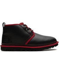 UGG - Neumel "black / Red" Leather Boots - Lyst