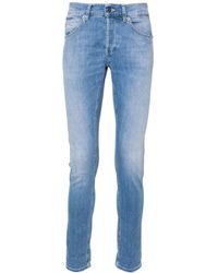 Dondup - Jeans skinny a vita media George - Lyst