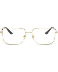 Versace - Brille Mit Eckigem Gestell - Lyst