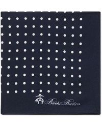 Brooks Brothers - Polka Dot Silk Pocket Square - Lyst
