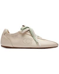 COACH - Perforated-Logo Scalloped-Edge Sneakers - Lyst