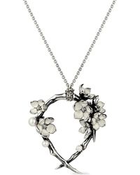 Shaun Leane - Cherry Blossom Diamond And Pearl Necklace - Lyst