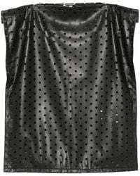 Junya Watanabe - Perforated Sleeveless Top - Lyst