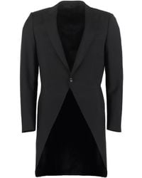 Canali - Single-Breasted Long-Sleeve Jacket - Lyst