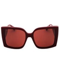 Max Mara - Oversized Square-Frame Sunglasses - Lyst