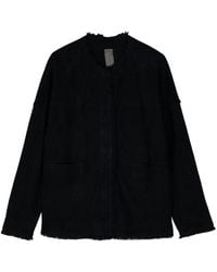 FURLING BY GIANI - Frayed Suede Jacket - Lyst