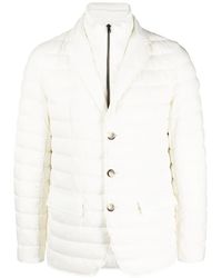 Herno - Veste Matelassée À Revers Crantés - Lyst