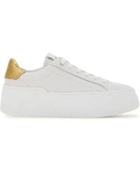 Ferragamo - Platform Leather Sneakers - Lyst