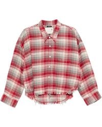 R13 - Camisa A Cuadros - Lyst