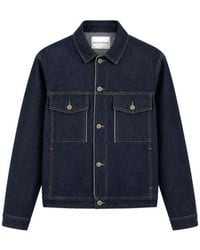 SOEUR & FRÈRES - Fringe-Detail Denim Jacket - Lyst