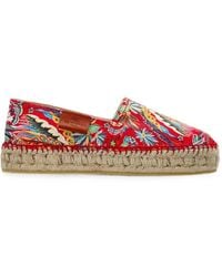 Etro - Paisley-Print Platform Espadrilles - Lyst