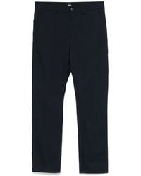 BOSS - Cotton-Blend Straight-Leg Trousers - Lyst