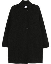 Harris Wharf London - Single-Breasted Wool Coat - Lyst