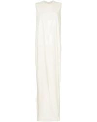 Rick Owens - Robe Longue À Design Sans Manches - Lyst