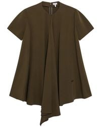 Loewe - Robe Courte À Design Drapé - Lyst
