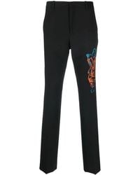 Off-White c/o Virgil Abloh - Pantalon slim blanc off avec des graffitis - Lyst