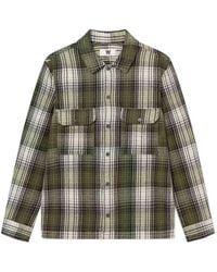 WOOD WOOD - Wwclay Check-Pattern Shirt - Lyst