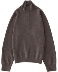 Studio Nicholson - Falmouth Half-Zip Sweater - Lyst