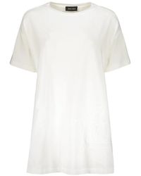 Herno - Katoenen T-Shirt Met Korte Mouwen - Lyst