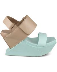 United Nude - Delta Wedge Leather Sandals - Lyst