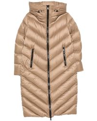 SERGIO MORETTI FIRENZE - Quilted Hooded Coat - Lyst