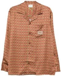 Drole de Monsieur - Paisley Patterned Pocket Shirt - Lyst