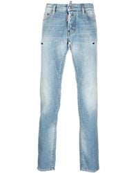 DSquared² - Low-Rise Slim-Fit Jeans - Lyst