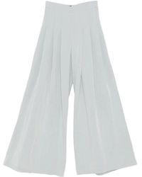 ELEH - Pleated Palazzo Pants - Lyst