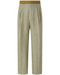 ZEGNA - Crossover Linen Trousers - Lyst