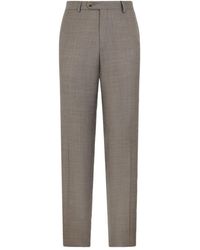 Brooks Brothers - Button Wool Trousers - Lyst