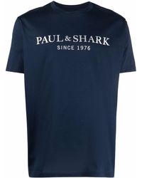 Paul & Shark - Logo-print T-shirt - Lyst